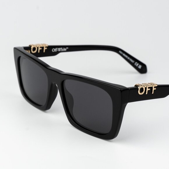 Off-White ALBANY Men Sunglasses Black Grey Square OERI13E ALBANY 1007 - Picture 7 of 11